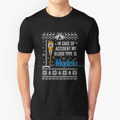Funny Beer Blood Type Hoodie Tee