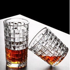 Patterned Glass Tumblers Coffee Cups