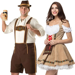 Traditional Oktoberfest Couple Costume Outfit