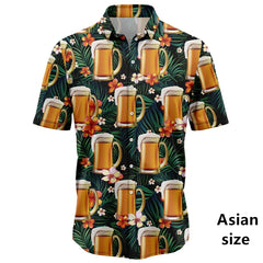 3D Print Beer Graphic Shirt
