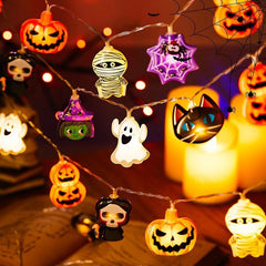 Festive LED string lights for Halloween