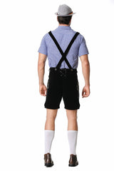 Men Oktoberfest Lederhosen Costume Set
