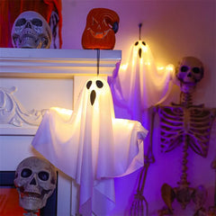 Glow-in-the-dark ghost Halloween decor