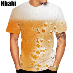 Printed Cool Beer T-Shirt