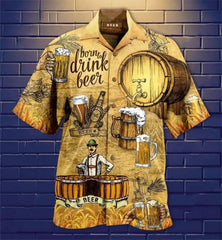 Men's Beer 3D Print Shirt