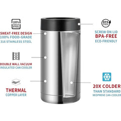 Stainless Steel Beer Can Cooler