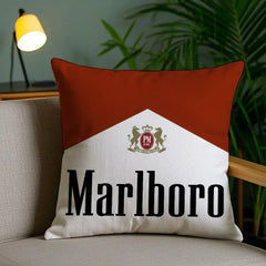 Luxury Marlboro Print Pillow Case