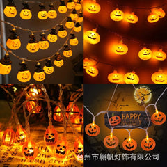 Festive LED string lights for Halloween