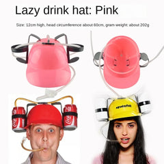 Lazy Beer Hat Drinking Helmet