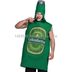 Funny Unisex Beer Bottle Costume