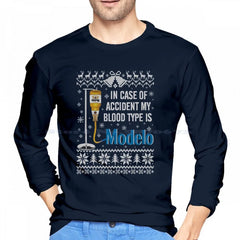Funny Beer Blood Type Hoodie Tee