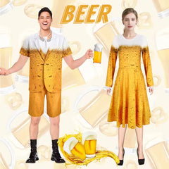 Beer Theme Party Costume Set