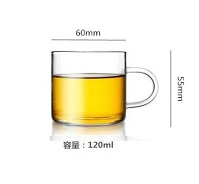 Transparent Borosilicate Glass Coffee Cups
