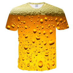 Funny Beer 3D Printed T-Shirt