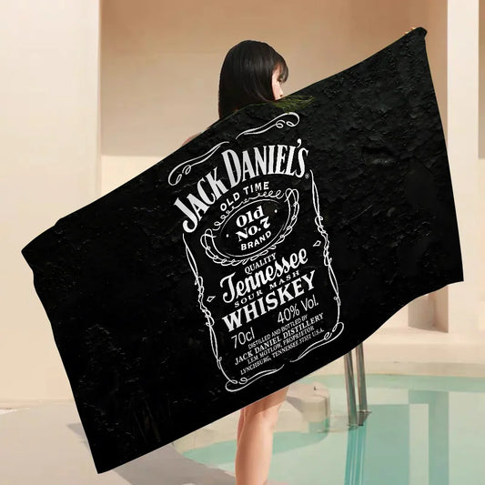 Jack Daniels Microfiber Beach Towel