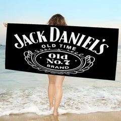 Jack Daniels Microfiber Beach Towel