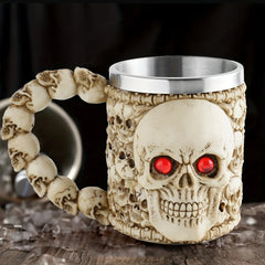 Stainless Steel Skull beer Mug