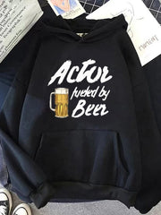 Beer Pattern Loose Hoodie