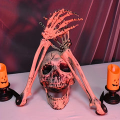 Realistic skeleton stakes for Halloween decor