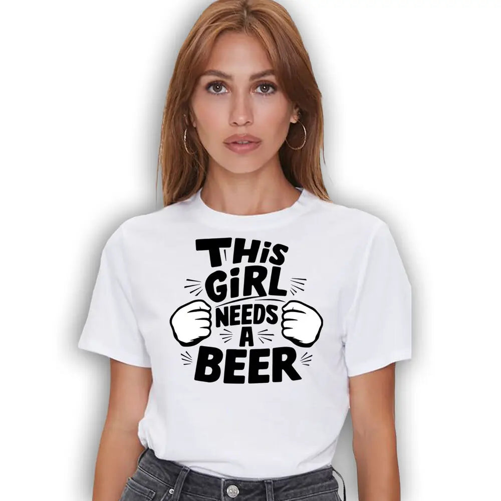 This Girl Needs Beer Tee