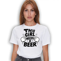 This Girl Needs Beer Tee