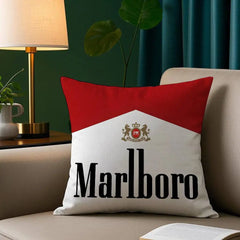 Luxury Marlboro Print Pillow Case