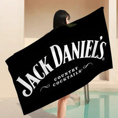 Jack Daniels Microfiber Beach Towel