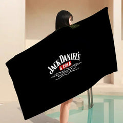 Jack Daniels Microfiber Beach Towel