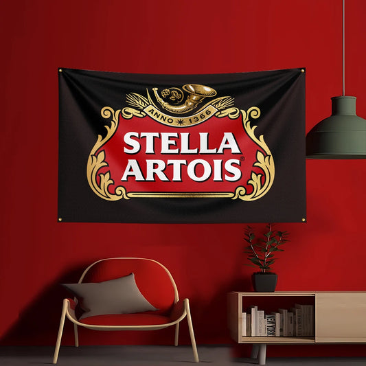 Stella Artois Beer Flag Banner