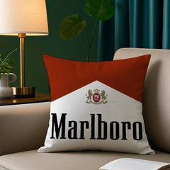 Luxury Marlboro Print Pillow Case
