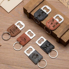 Custom Logo Beer Bottle Keychain