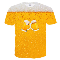 Funny Beer 3D Printed T-Shirt