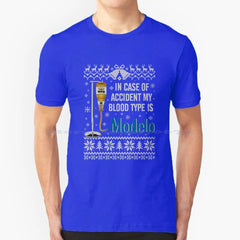 Funny Beer Blood Type Hoodie Tee