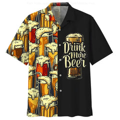 Men's Beer 3D Print Shirt
