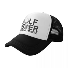 Golf and Beer Quotes Hat