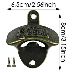 Wall Mounted Beer Bottle Opener