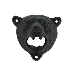 Bear Head Wall Bottle Opener