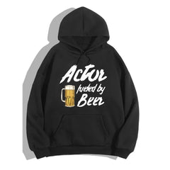 Beer Pattern Loose Hoodie