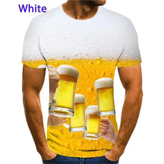 3D Beer Bubble Graphic Tee