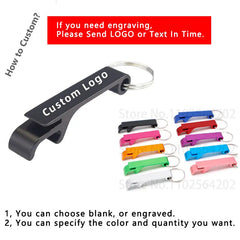 Personalized Engraved Bottle Opener Keychain