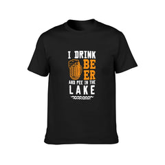 I Pee In The Lake Beer Lover T-Shirt