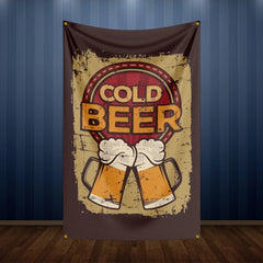 3X5Ft Beer Bar Wall decoration background Flag For Decor