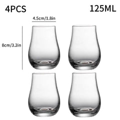 Clear Whiskey Tasting Glass Set
