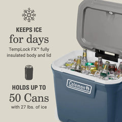 316 Series 60QT Rolling Cooler