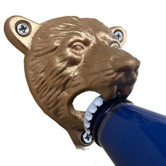 Bear Head Wall Bottle Opener