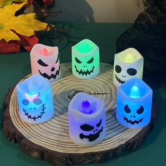 LED ghost and pumpkin party lights