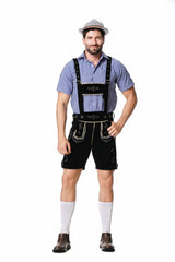 Men Oktoberfest Lederhosen Costume Set