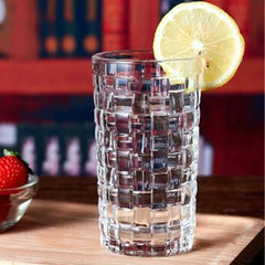 Patterned Glass Tumblers Coffee Cups
