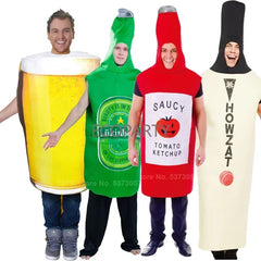Beer Ketchup Halloween Cosplay Costume