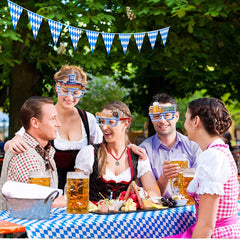 Plastic Oktoberfest Beer Mug Glasses